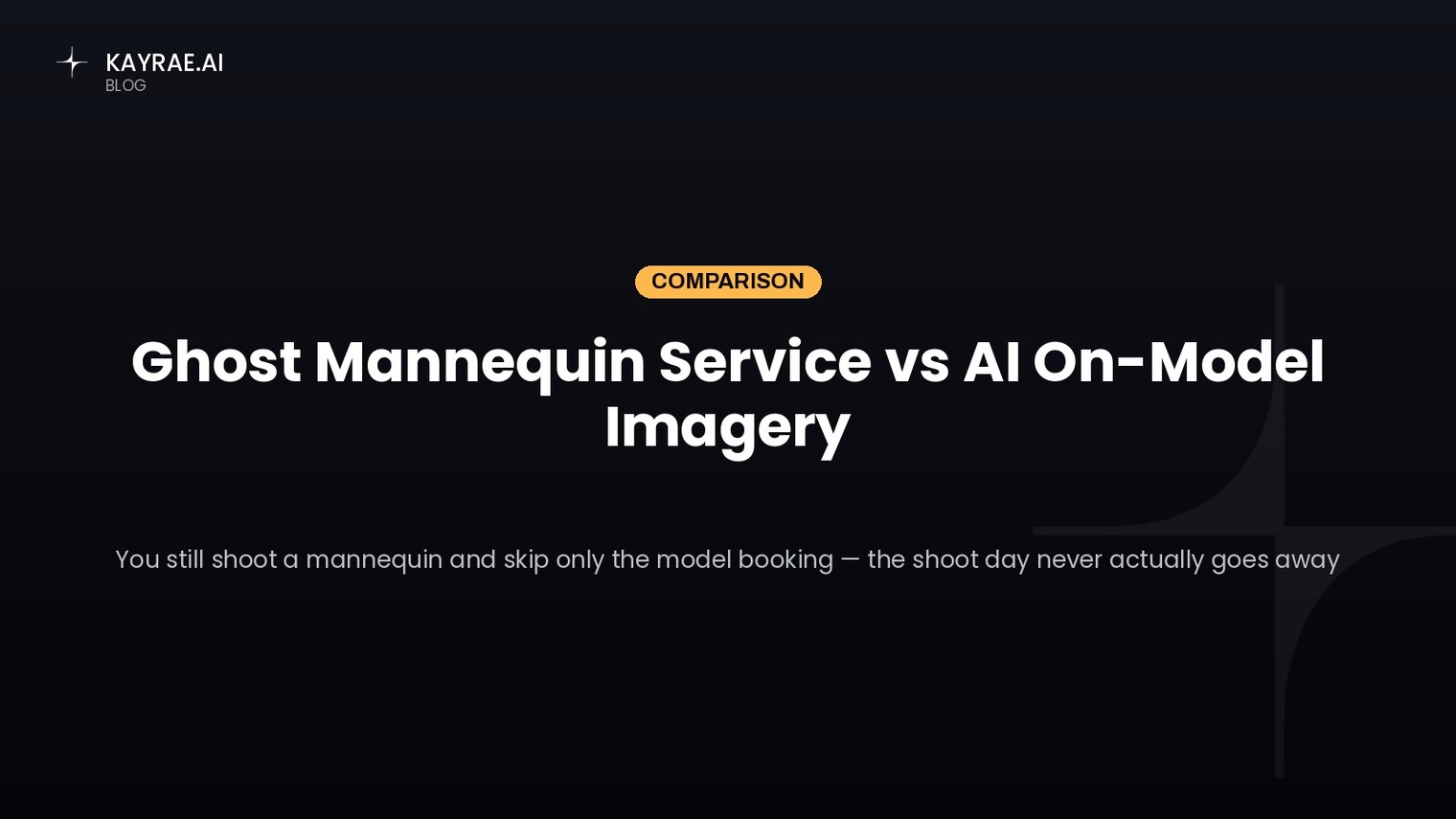 Ghost Mannequin Service vs AI On-Model Imagery