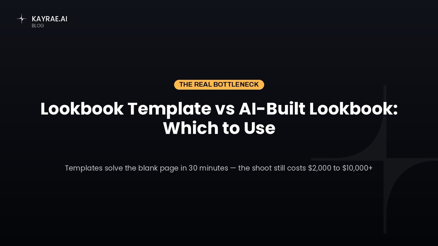 Lookbook Template vs AI-Built Lookbook: Which to Use