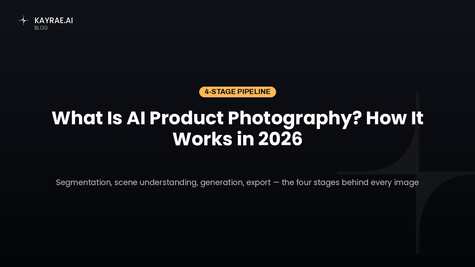 What Is AI Product Photography? How It Works in 2026