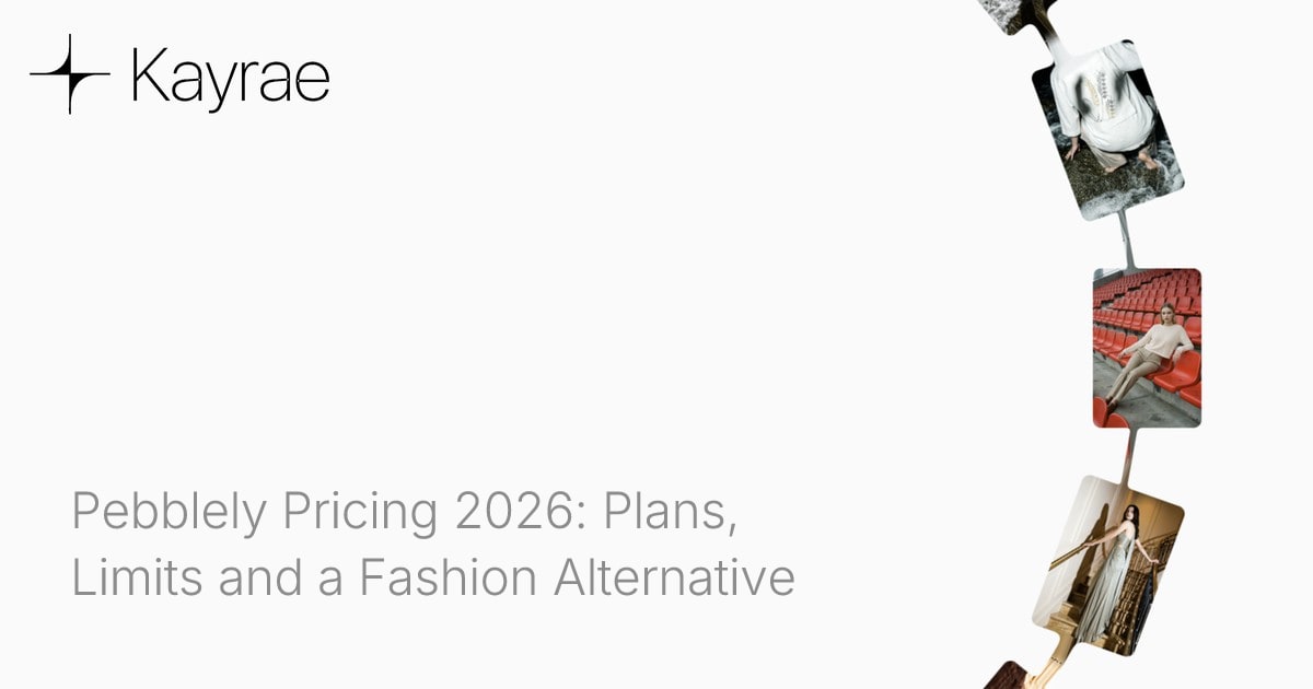 Pebblely Pricing 2026: Plans, Limits and a Fashion Alternative