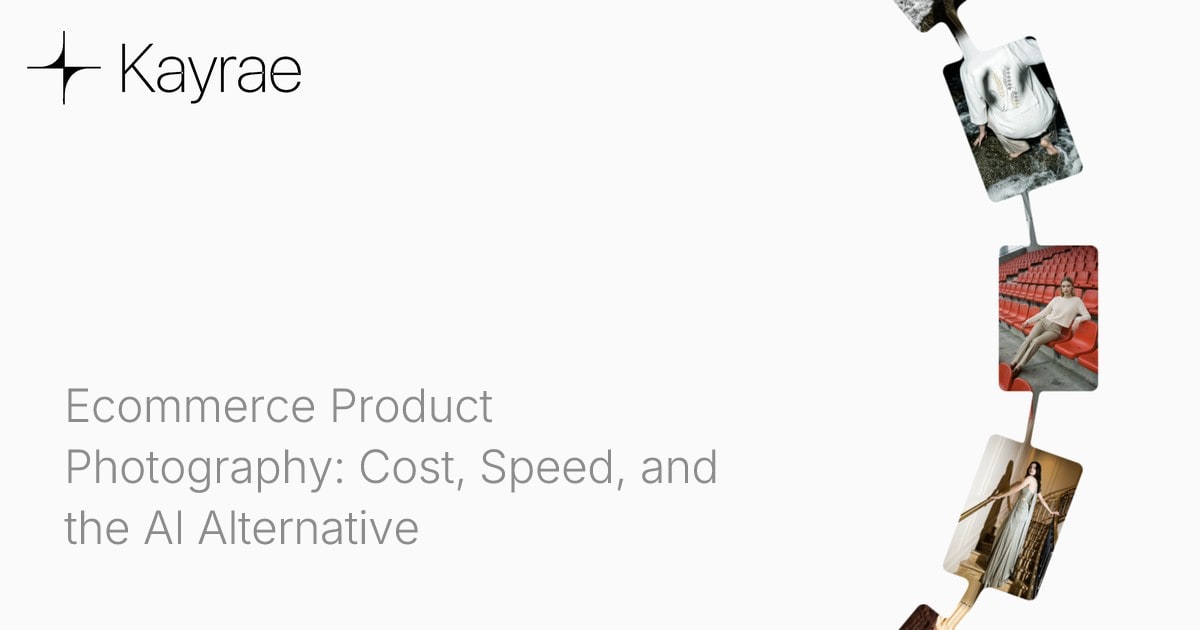 Ecommerce Product Photography: Cost, Speed, and the AI Alternative